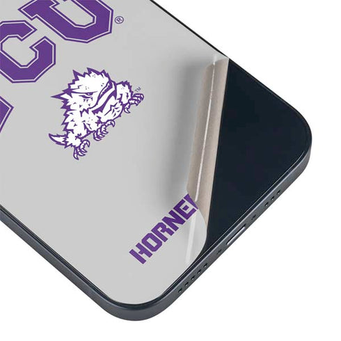 Texas Christian University Horned Frogs Logo Print iPhone Skins